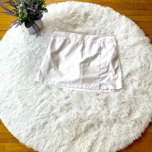 Adidas Womens golf mini skort 12 white skirt with shorts attached